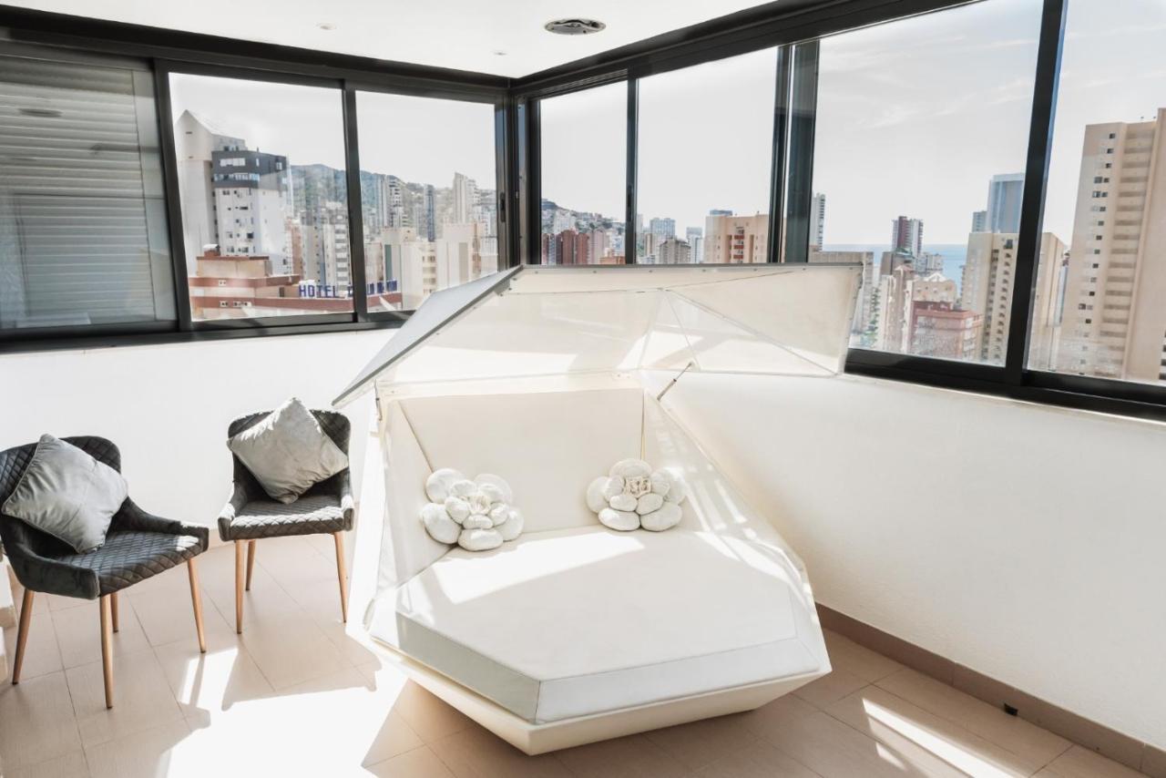 Apartamento Torre D'Oboe Vistas Al Mar Benidorm Kültér fotó